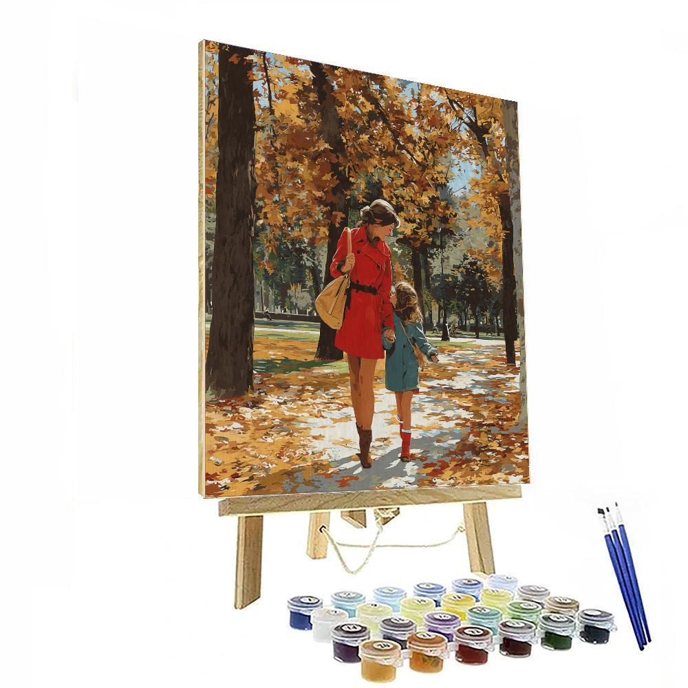 A Stroll Through Time With Mom DIY Paint By Numbers