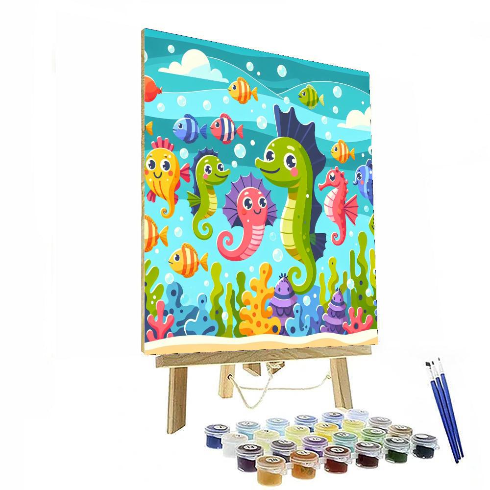 Ocean Parade Paint By Numbers Art