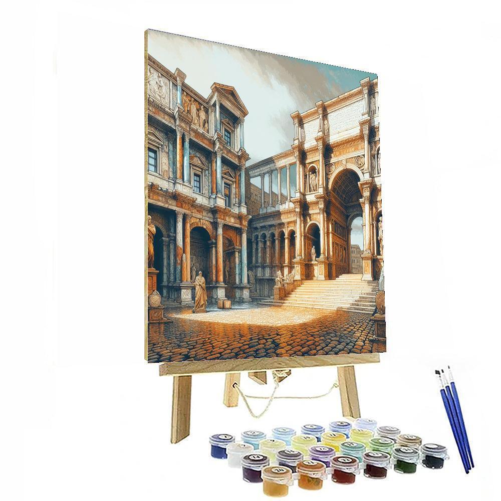 Ancient Roman Splendor Numbered Painting Kits