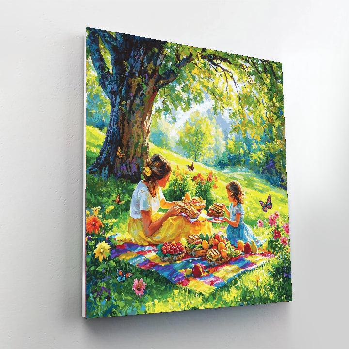 The Joy Of Togetherness Number Painting