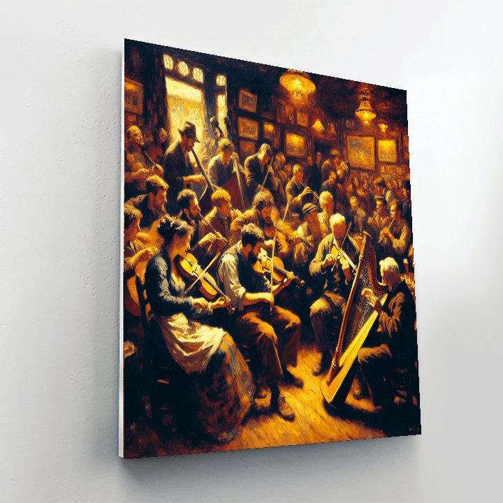 Celtic Music Melody Number Painting