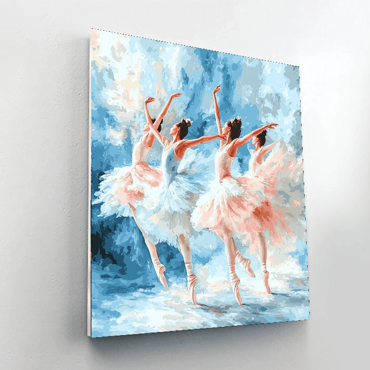 Degas Inspired Ethereal Ballet - DIY Painting By Numbers Kit