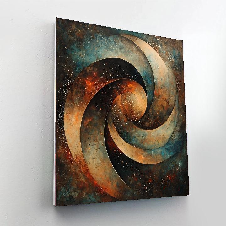 Nandalal Bose Inspired Celestial Rhythm In Nature  Painting Number Kit