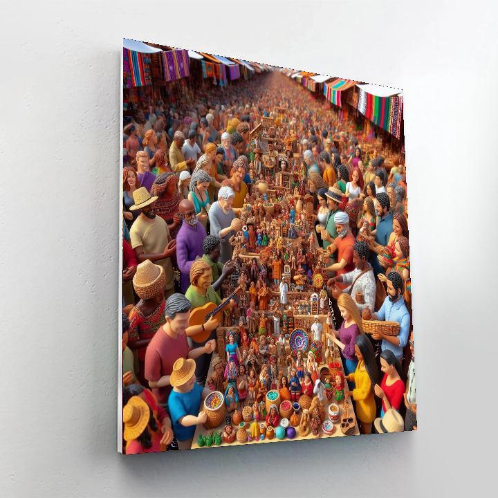 Alasitas Fair - Bolivia Paint By Numbers Kits