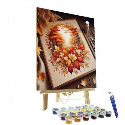 Elegant Autumn Elegance DIY Paint By Numbers