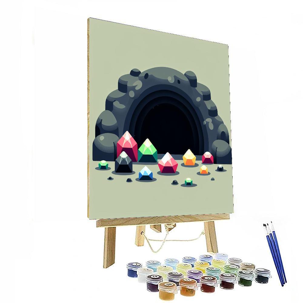 Mysterious Cave Number Painting