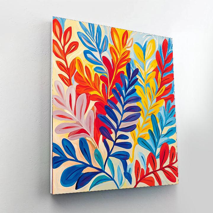 Henri Matisse Inspired Colorful Patterns Of Nature  Paint By Numbers