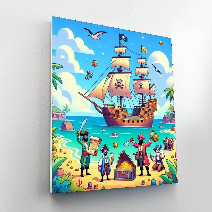Pirate's Cove Adventure Paint By Number