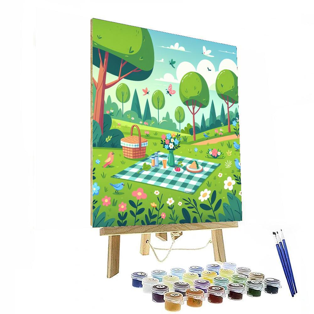 Secret Garden Picnic Paint By Numbers Kits