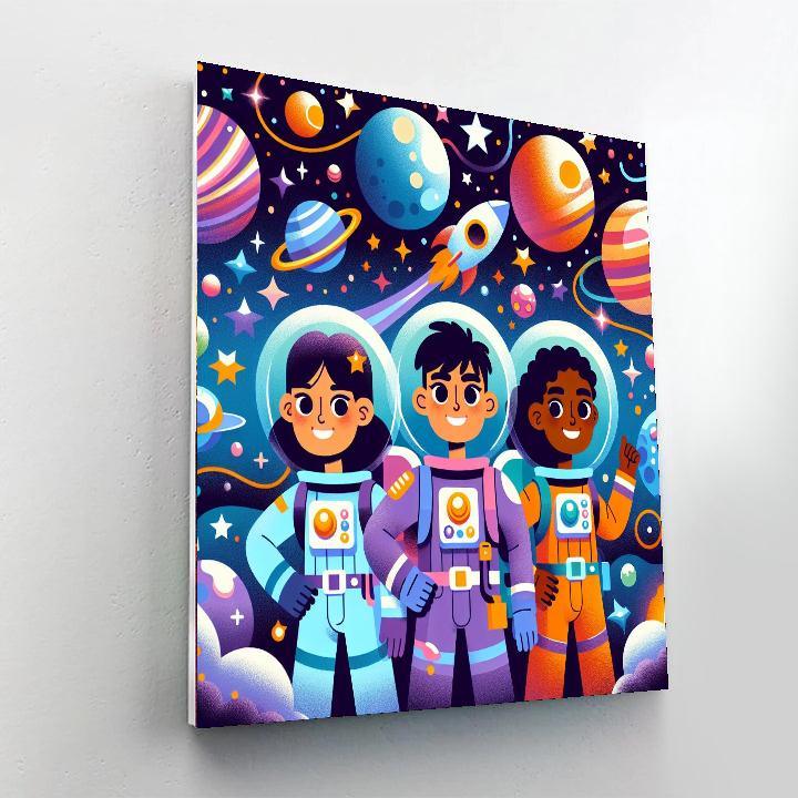 Space Rangers' Cosmic Quest Paint By Numbers Kits