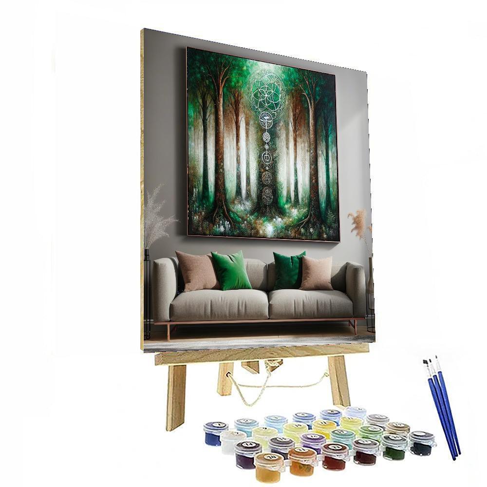 Mystical Celtic Woods DIY Paint By Numbers