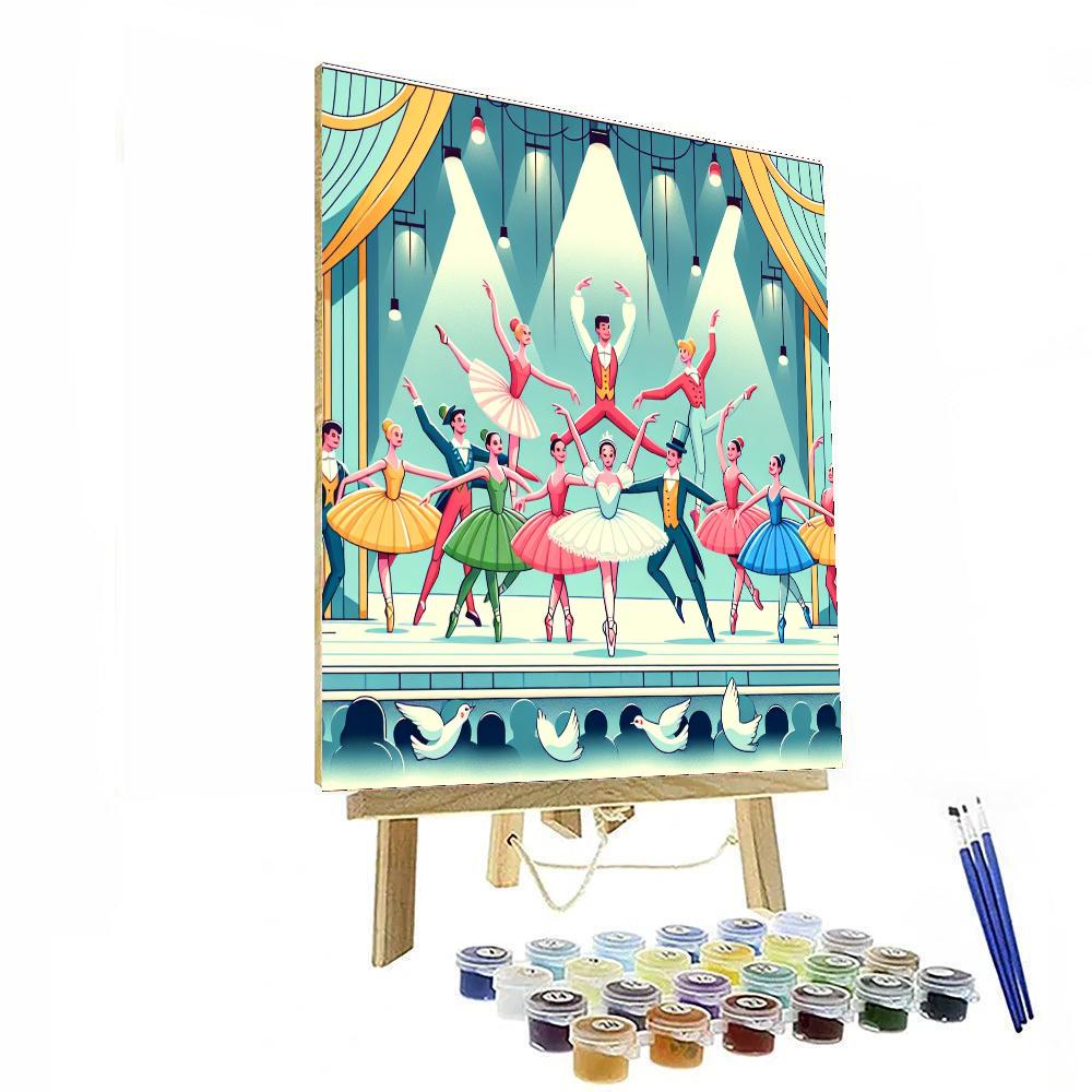 Ballet School Performance Painting Number Kit
