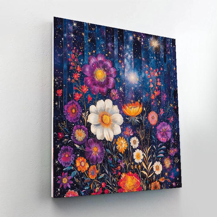 Frida Kahlo Inspired Celestial Petals  Paint By Color