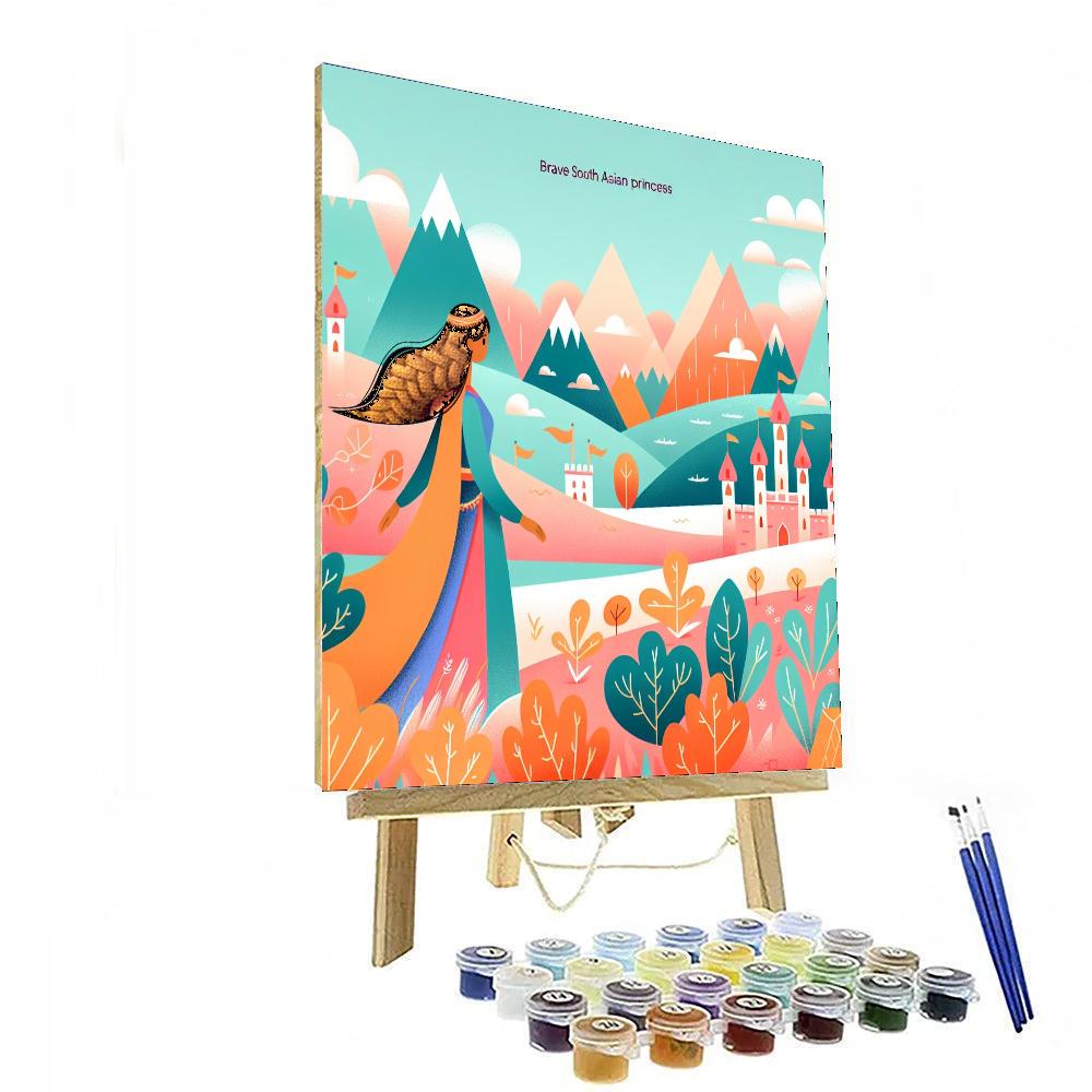 Fantasy Princess's Journey Painting Number Kit