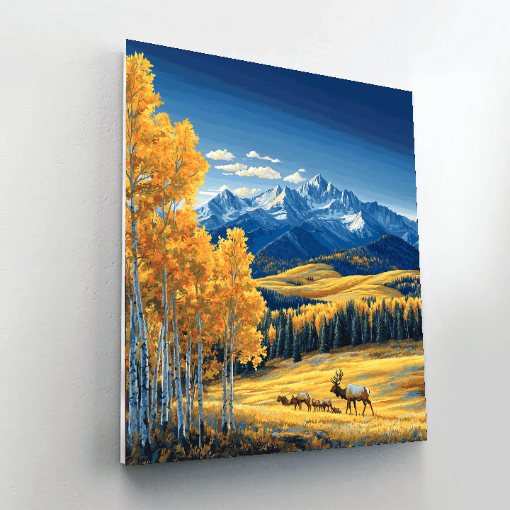 Rocky Mountain National Park - Colorado Numbered Painting Kits