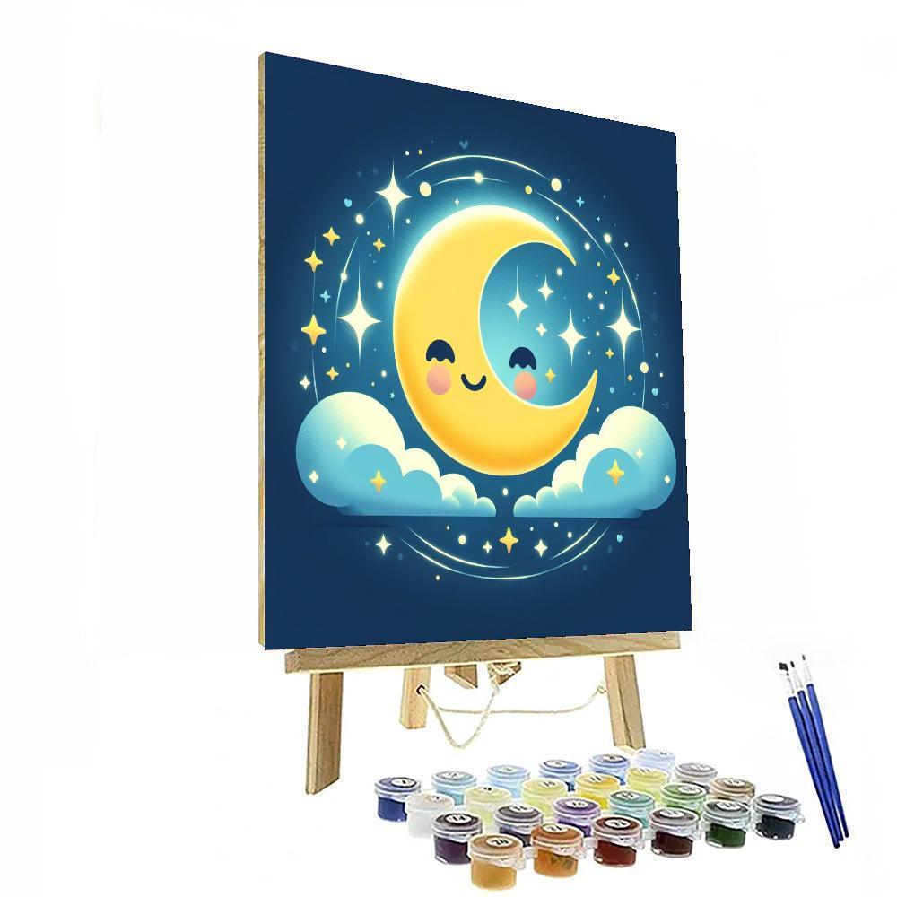Magical Nighttime Adventure Painting Number Kit