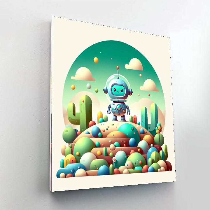 Robot Explorer Paint By Numbers Kits