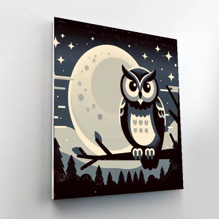 Wise Owl Wonderland Paint By Color