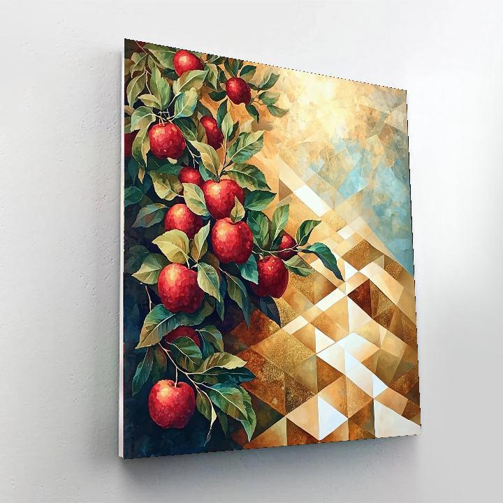 Paul Cézanne Inspired Celestial Orchard Reverie  Paint By Number