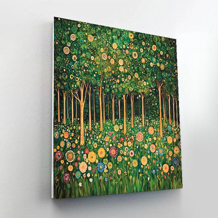 Gustav Klimt Inspired Enchanted Woodlands  Paint By Numbers