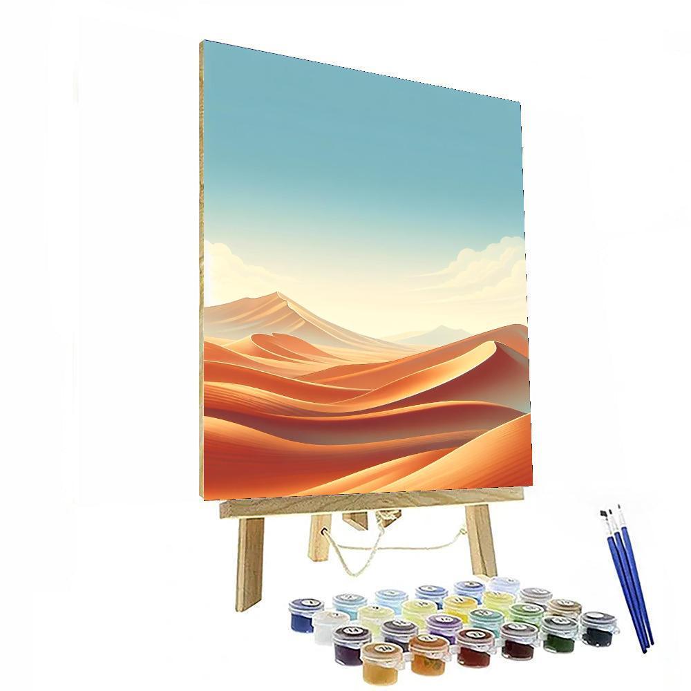 Desert Dunes Delight Paint By Numbers Art