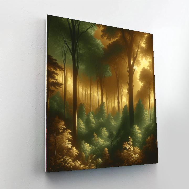 Sublime Forest Canopy Paint By Color