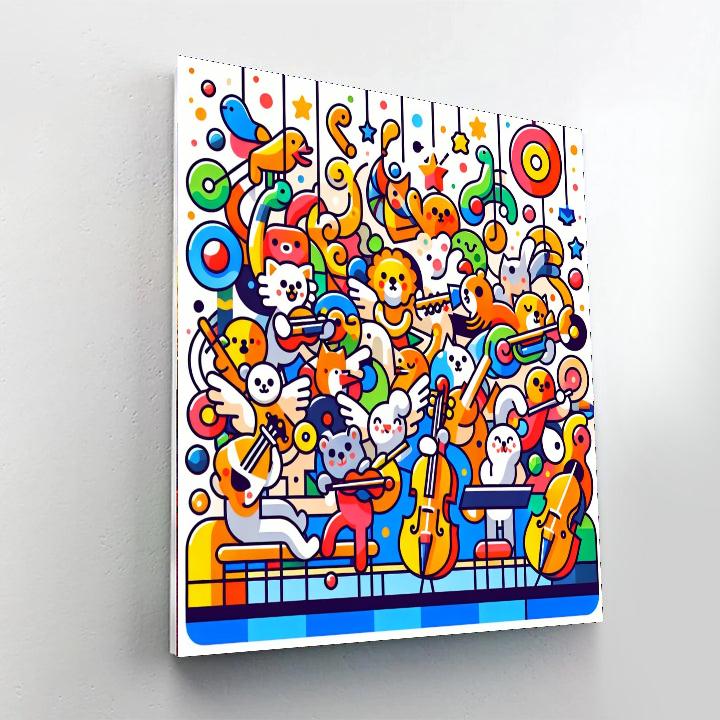 Funky Funk Band Paint By Numbers Art