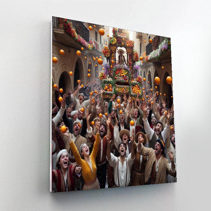 Carnevale Di Ivrea Painting By Numbers Kit