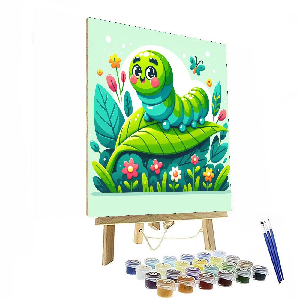 Adventurous Caterpillar Paint By Numbers