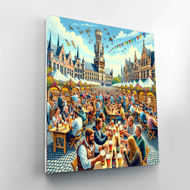 The Bruges Beer Festival Paint By Color