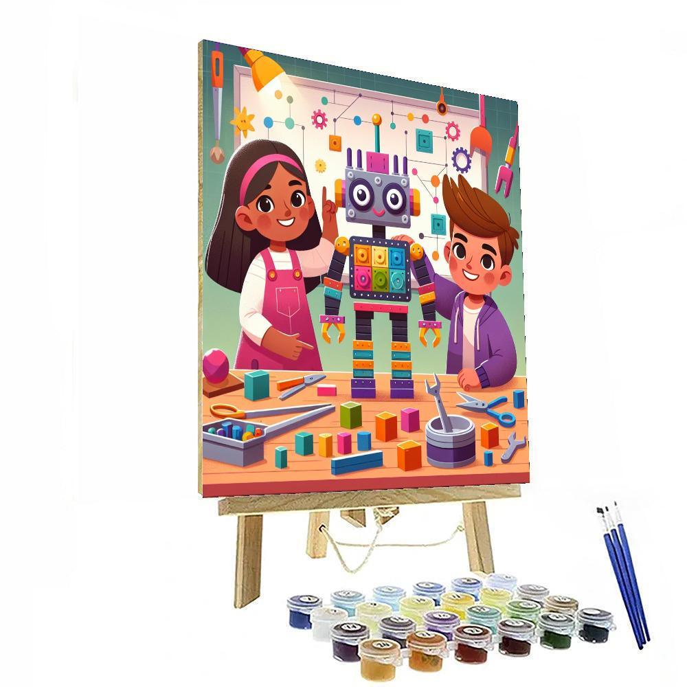 Innovative Robot Workshop Paint By Numbers Kits