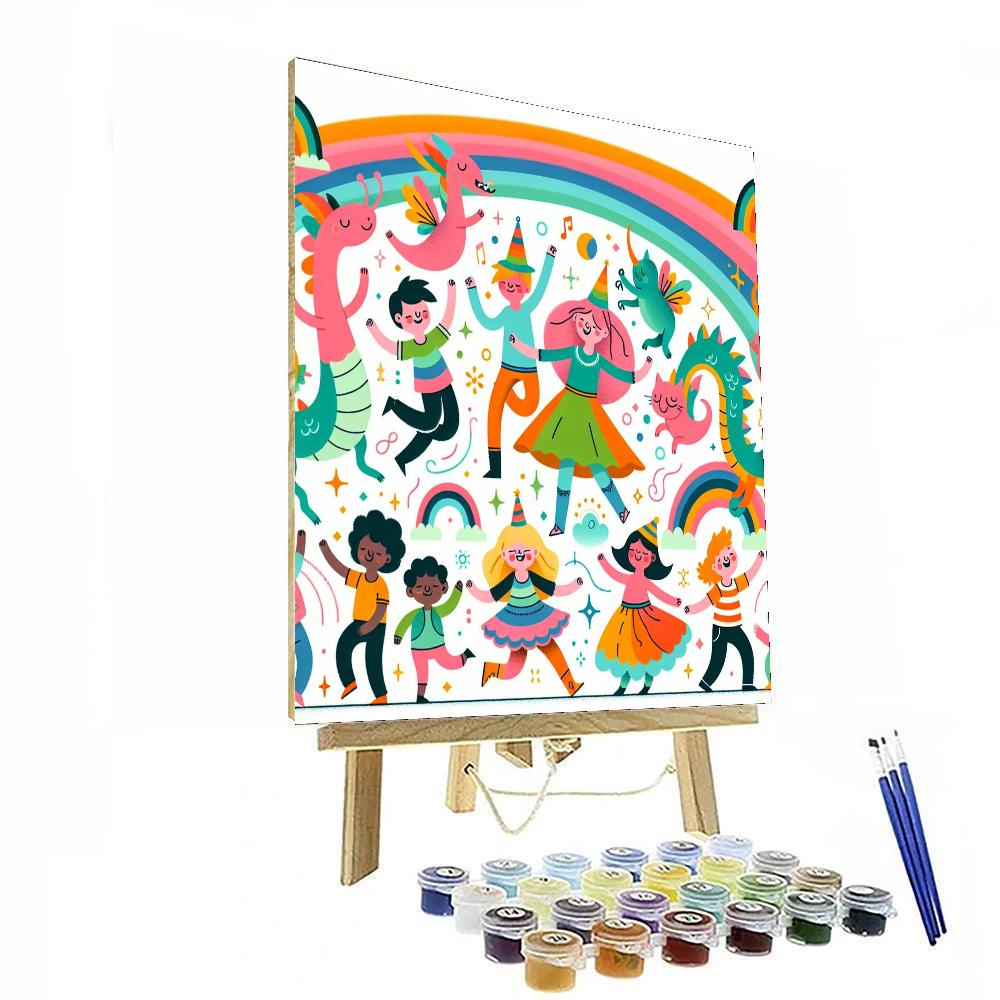 Rainbow Magic Land Paint By Color