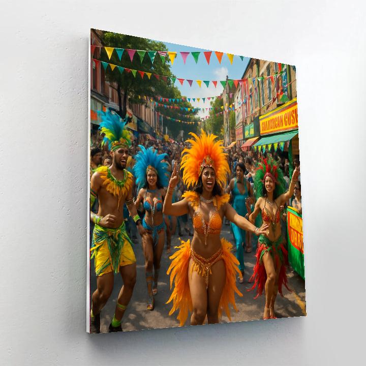 The Carnival Of Notting Hill Numbered Painting Kits