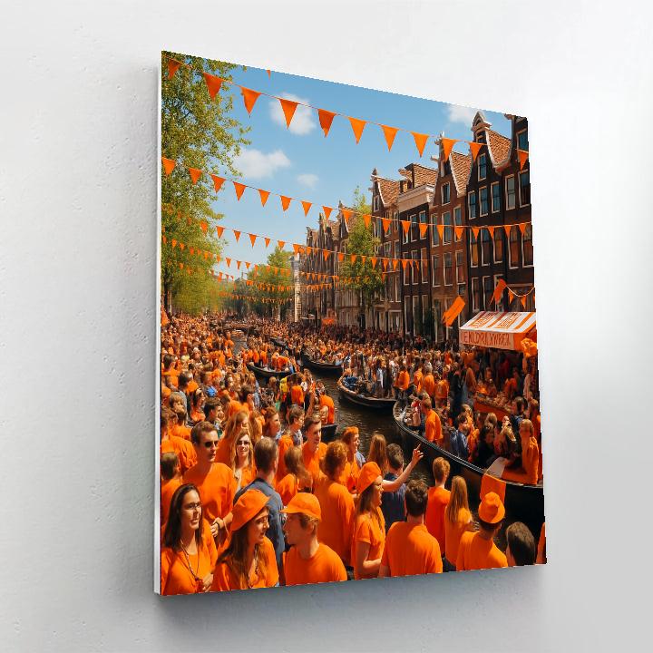 King's Day Celebration - Netherlands DIY Paint By Numbers