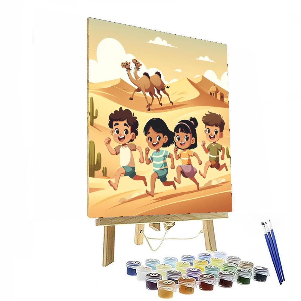 Daring Desert Dash Numbered Painting Kits