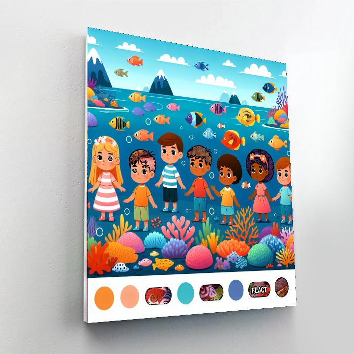 Underwater Adventureland Paint By Color