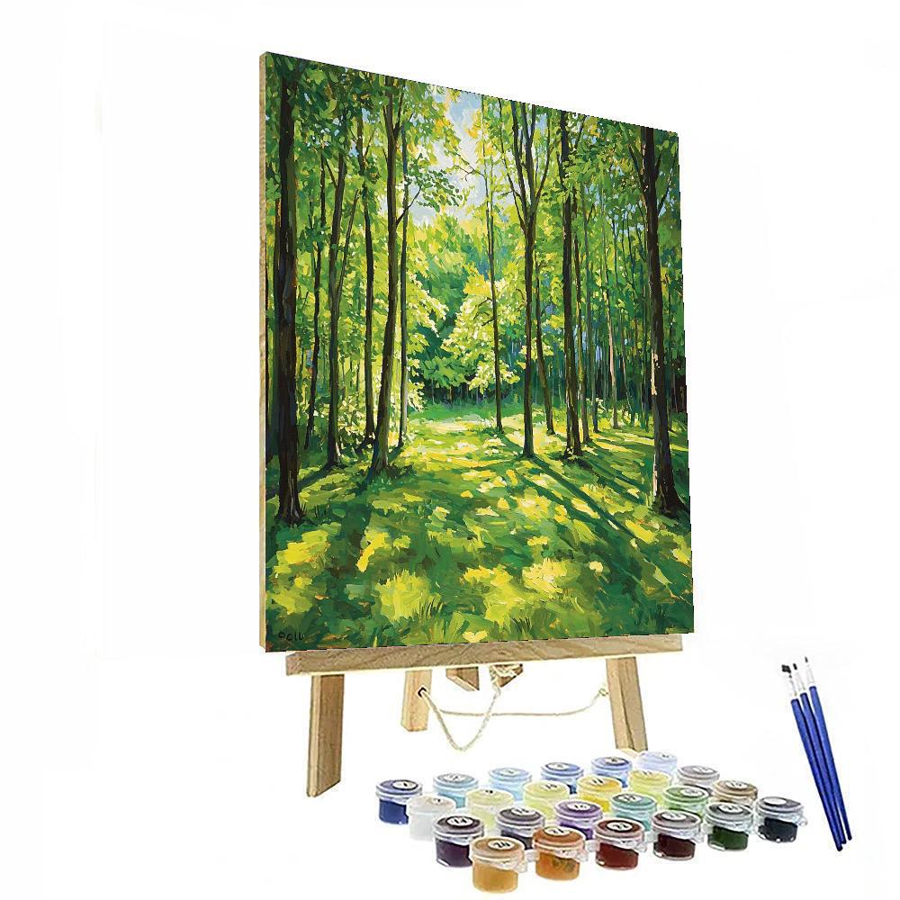 Paul Cézanne Inspired Forest’s Symphony  Painting By Numbers Kit