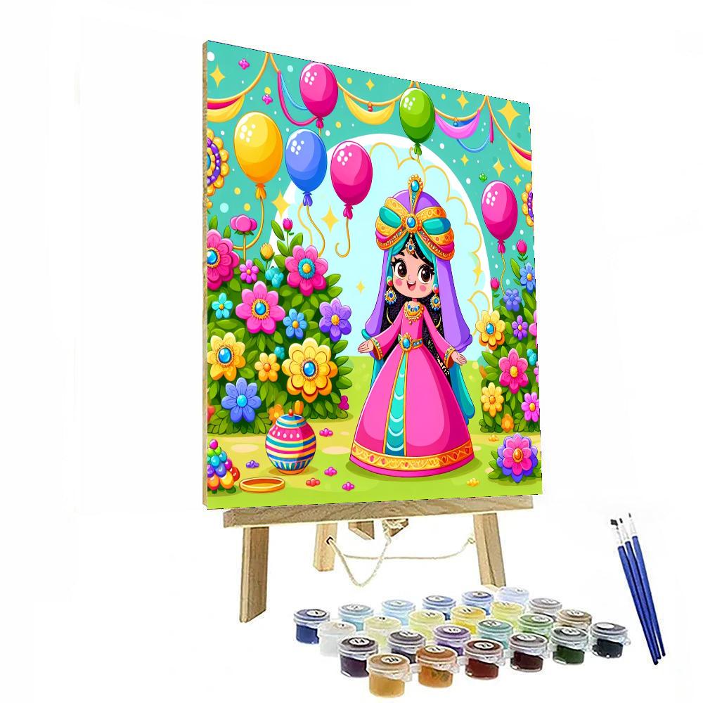 Princess's Royal Garden Party Number Painting