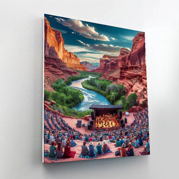 Moab Music Festival - Usa Painting Number Kit