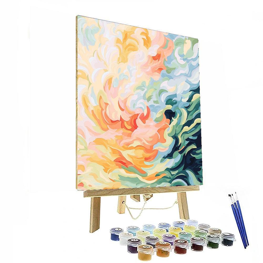 Edgar Degas Inspired Cascade Of Dreams  Paint By Number