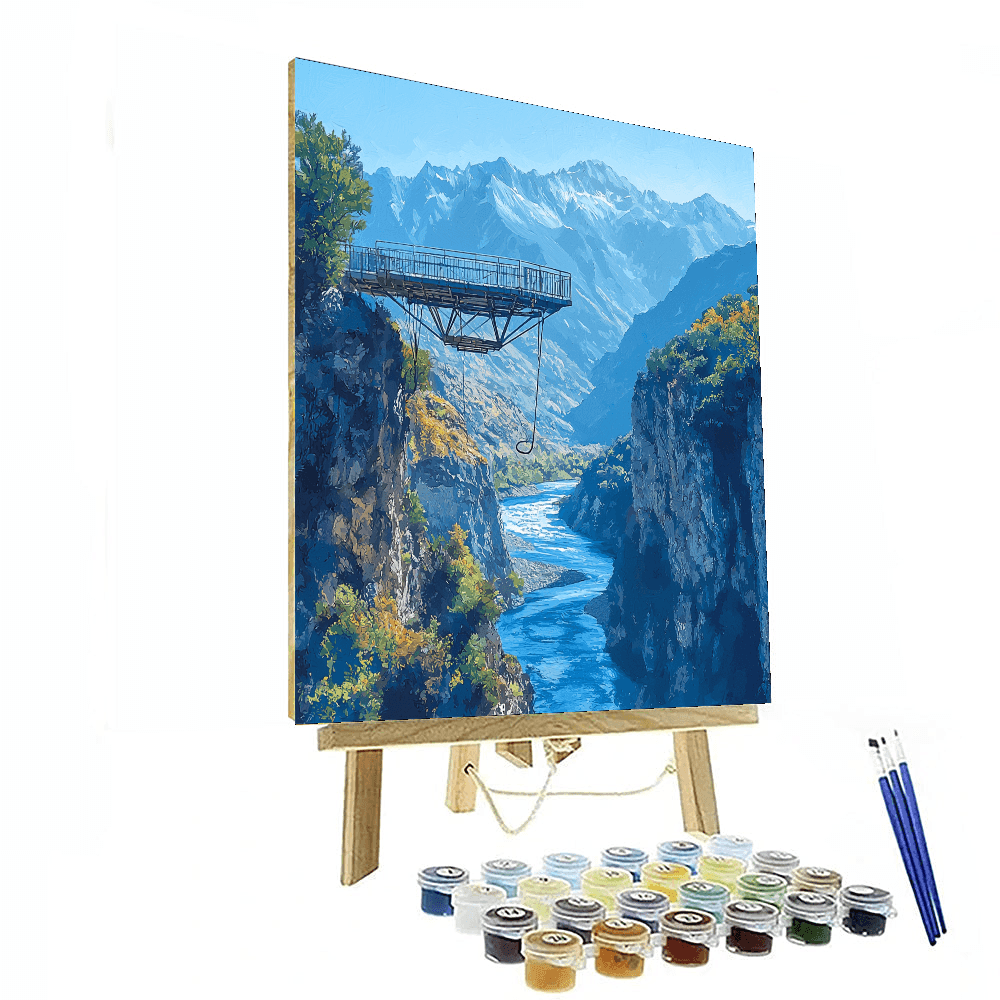 Nevis Bungy Jump - Queenstown Paint By Numbers