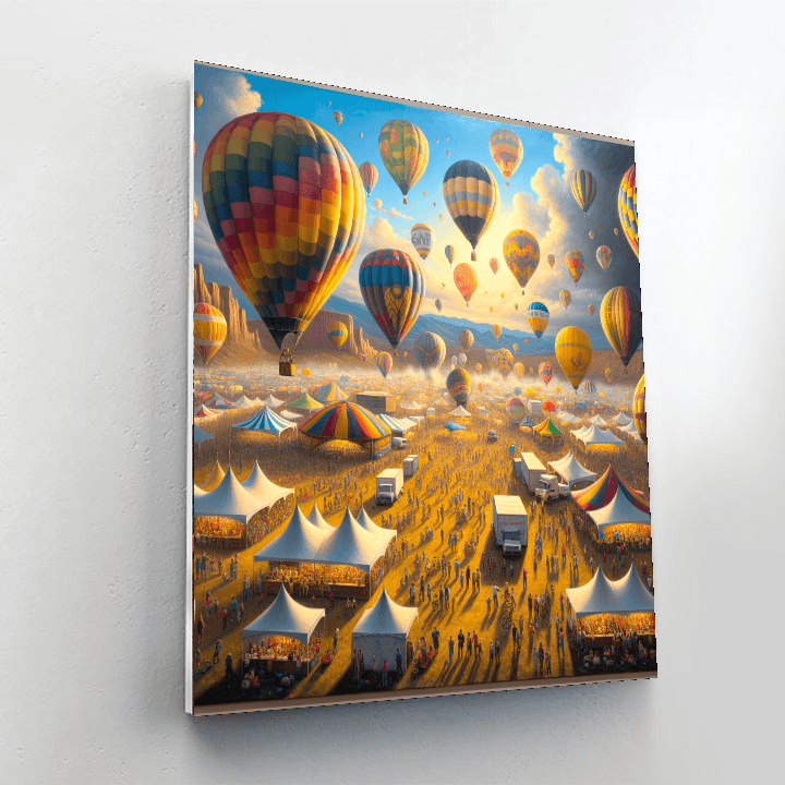 Albuquerque International Balloon Fiesta - New Mexico, Usa Paint By Numbers