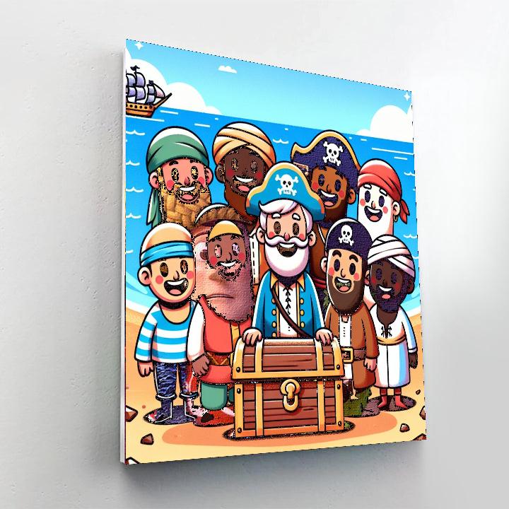 Pirate's Lagoon Numbered Painting Kits