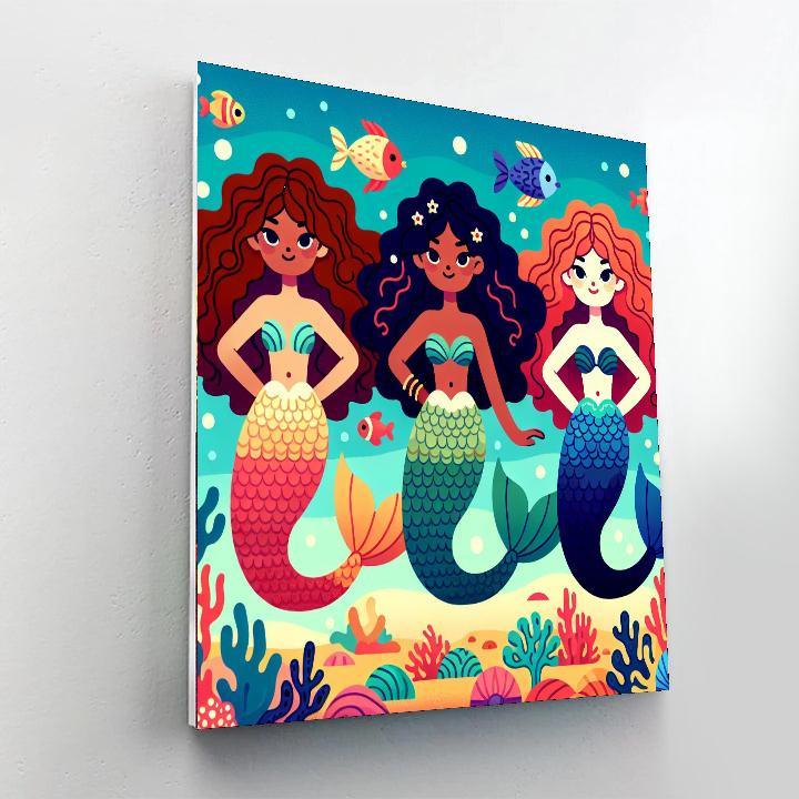 Mystical Mermaid Kingdom Paint By Numbers