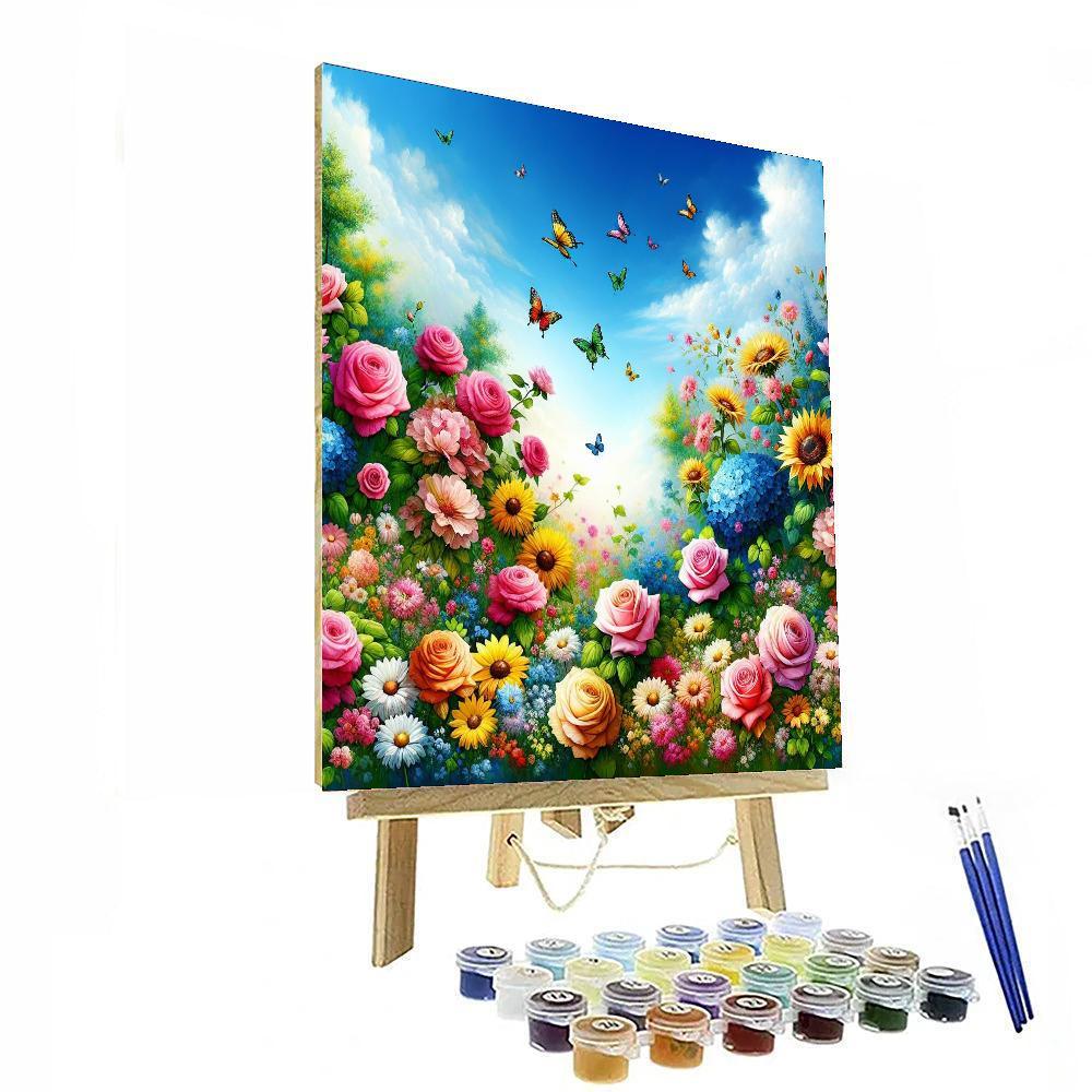 Floral Fantasy Garden - DIY Painting By Numbers Kit – Artistry Rack