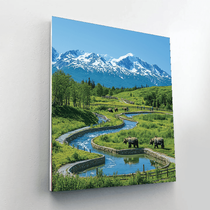 Alaskan Wildlife Conservation Center DIY Paint By Numbers