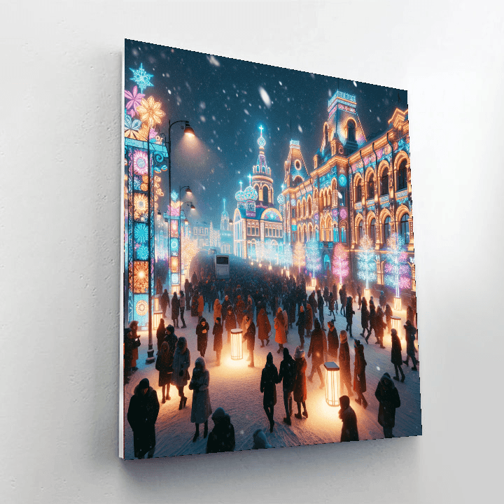 Norrköping Light Festival Painting By Numbers Kit