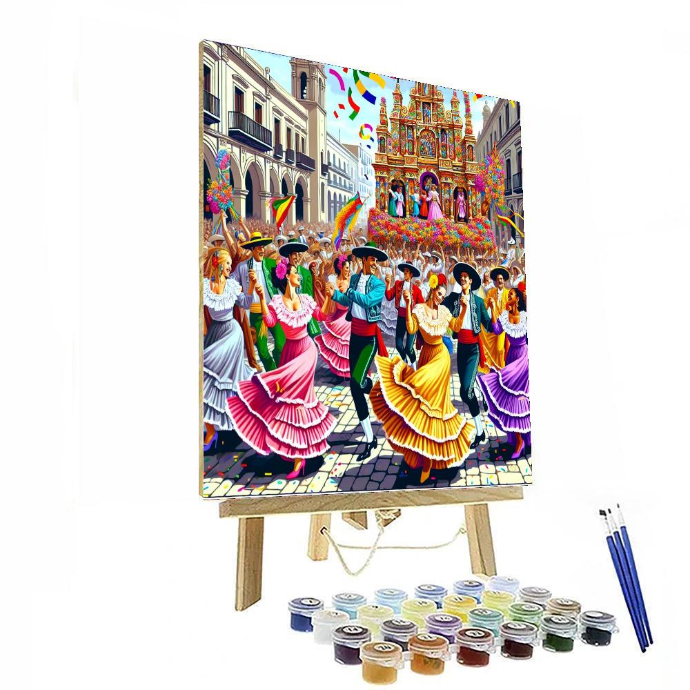 La Fiesta De San Isidro Paint By Numbers Kits
