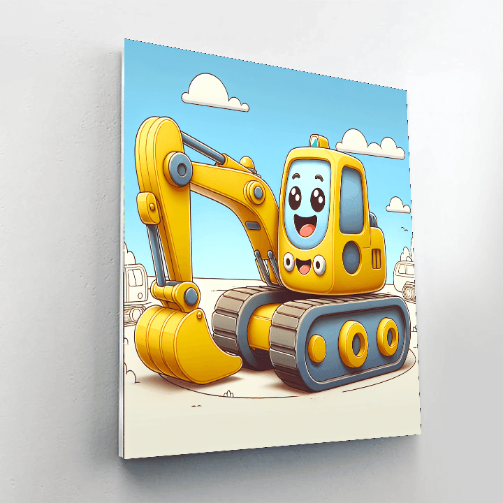 Exciting Excavator Paint By Color