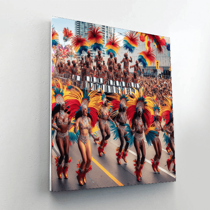 Caribbean Carnival - Toronto, Canada Painting By Numbers Kit